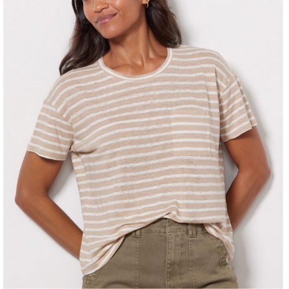 Faherty Sonoma T Shirt Hampton Stripe S - Picture 1 of 4